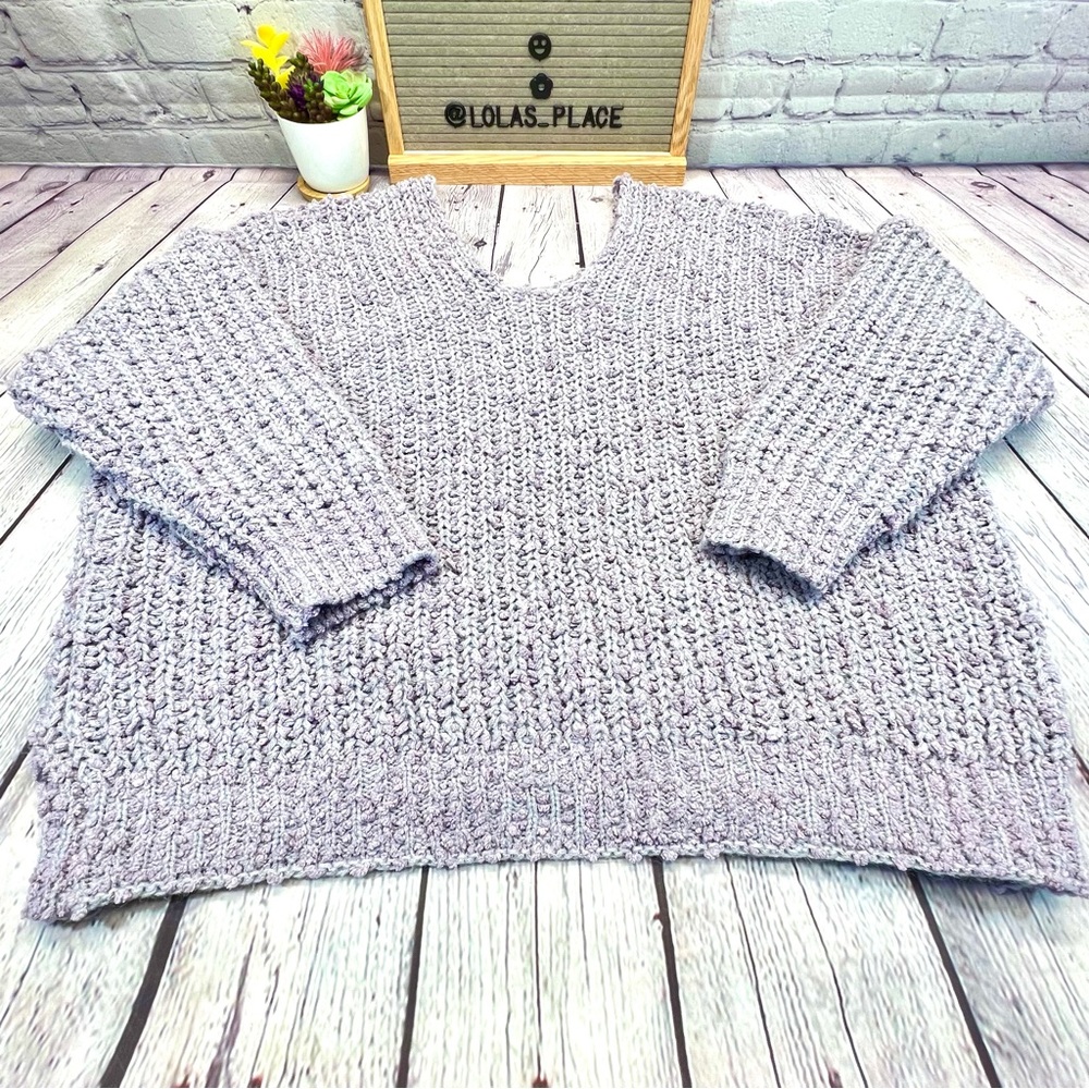 SHEIN V Cable Pullover Sweater